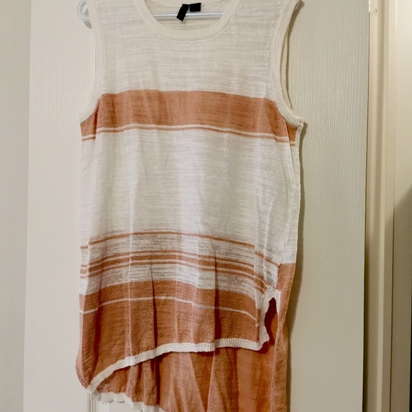 Anthropologie Tops - Anthropologie Left of Center Tank Top Tunic Stripe